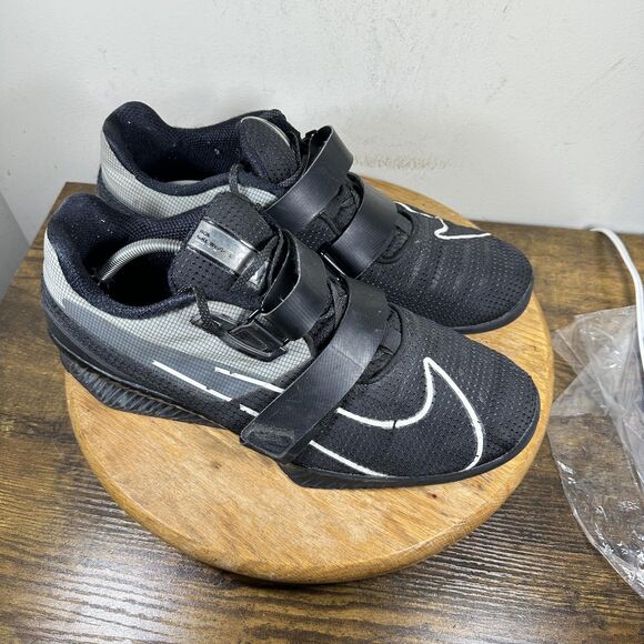 Nike Romaleos 4 Weightlifting Shoes Mens Size 15 Black White Training CD3463-010 - Picture 1 of 9
